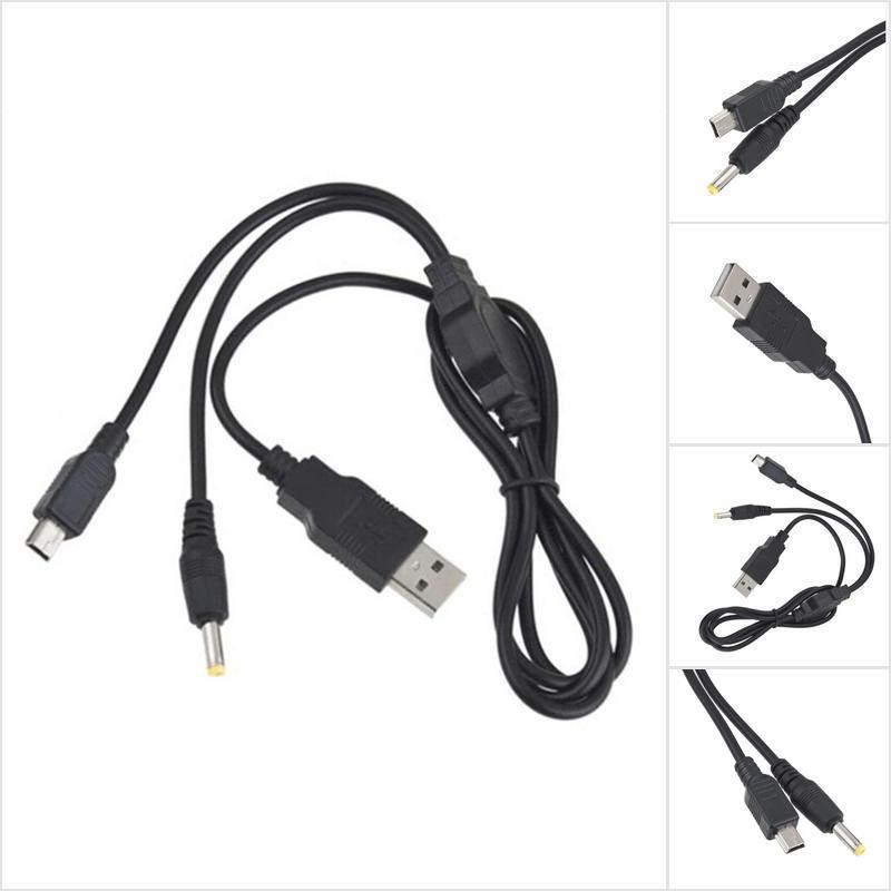 【GoldenSilver】NEW2in1USBChargerChargingDataTransferCableFor