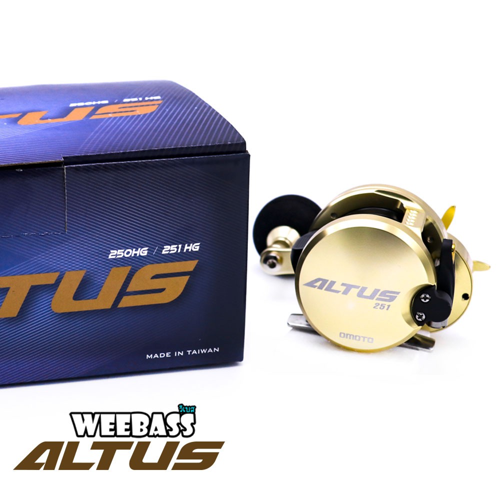 WEEBASS รอกเบส OMOTO - รุ่น ALTUS 250 HG (Gold color)