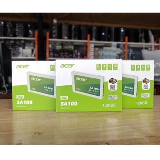 SSD 120GB - 240GB  ACER SATA รุ่น SA100 ความเร็ว อ่าน/เขียน 560/500Mbps รับประกันศูนย์ 3ปี มีเก็บเงินปลายทาง