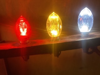 หลอดไฟ ซุยจิง  LED ไฟเจ้าที่ ไฟเชิงเทียน (sk) แพ็คคู่
