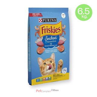 Friskies Seafood ฟริสกี้ส์ ซีฟู้ดเซนเซชั่น อาหารแมวโต ทุกสายพันธุ์ กระสอบ 6.5 kg.