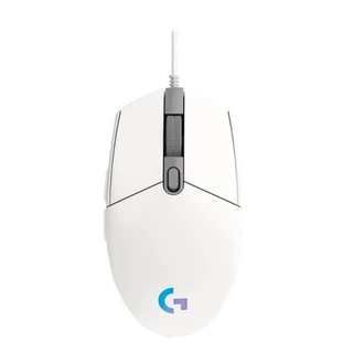 MOUSE (เมาส์) LOGITECH G G102 LIGHTSYNC (WHITE)