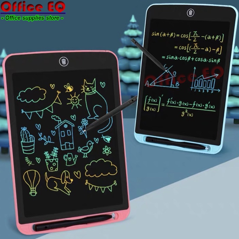 กระดานวาดรูป วาดภาพ กระดาน LCD Tablet ขนาด 8.5 นิ้ว 12 นิ้ว กระดาน LCD สีรุ้ง กระดานลบได้ ลบได้อัตโน