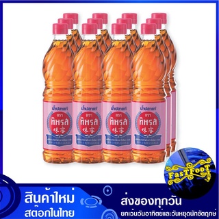 น้ำปลาแท้ ขวดเพ็ท ฉลากสีชมพู 700 มล. (12ขวด) ทิพรส Tiparos Fish Sauce Pink Lebel ซน้ำปลา เครื่องปรุง น้ำจิ้ม เครื่องปรุง