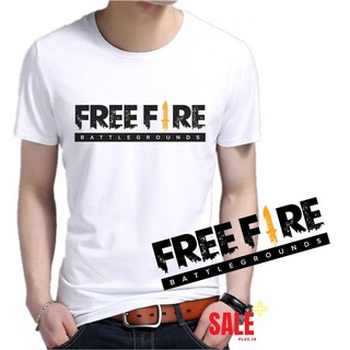 ⭐️ HotHit ⭐️ เสื้อยืดสกรีนลาย  free fire เด็ก/ผู้ใหญ่ 💥ส่งไวที่สุด💥