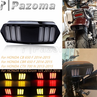 PA จุดไฟ LED MSX Grom 125 CTX700N CB CBR 650F Moto FRU 13-