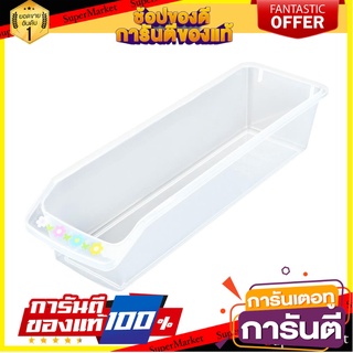 ถาดพลาสติกเหลี่ยม3.6"แคบลายดอกไม้ K-182 อุปกรณ์ใส่อาหาร PLASTIC BOX K-182 3.6" CLEAR