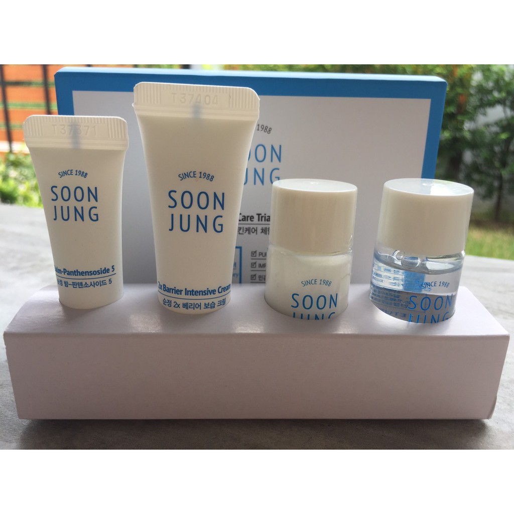 Etude House Soon Jung Skin Care Trial Kit Set (4Items)