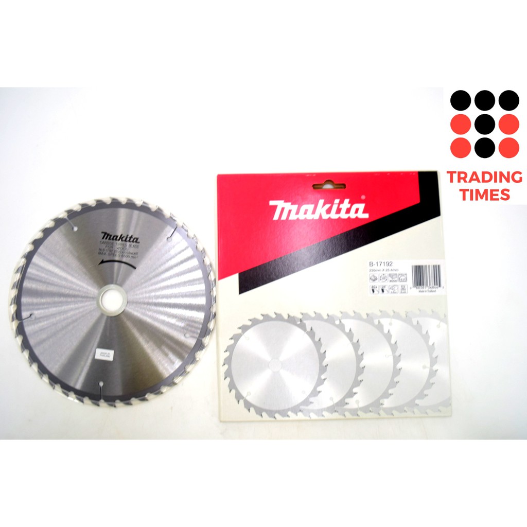MAKITA ใบเลื่อยวงเดือน คาร์ไบด์ ตัดไม้ 9 นิ้ว  รุ่น B-17170 9x30 T  /  B-17192 9x40T - รูปที่ 4