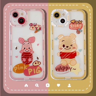 เคสใส แบบนิ่ม ลายการ์ตูนหมีพูห์ สําหรับ หัวเว่ย Nova 3i 7 7i 8i 9 MATE 20 MATE 30 MATE 40 PRO P40 P50 P30 PRO Y9 prime 2019