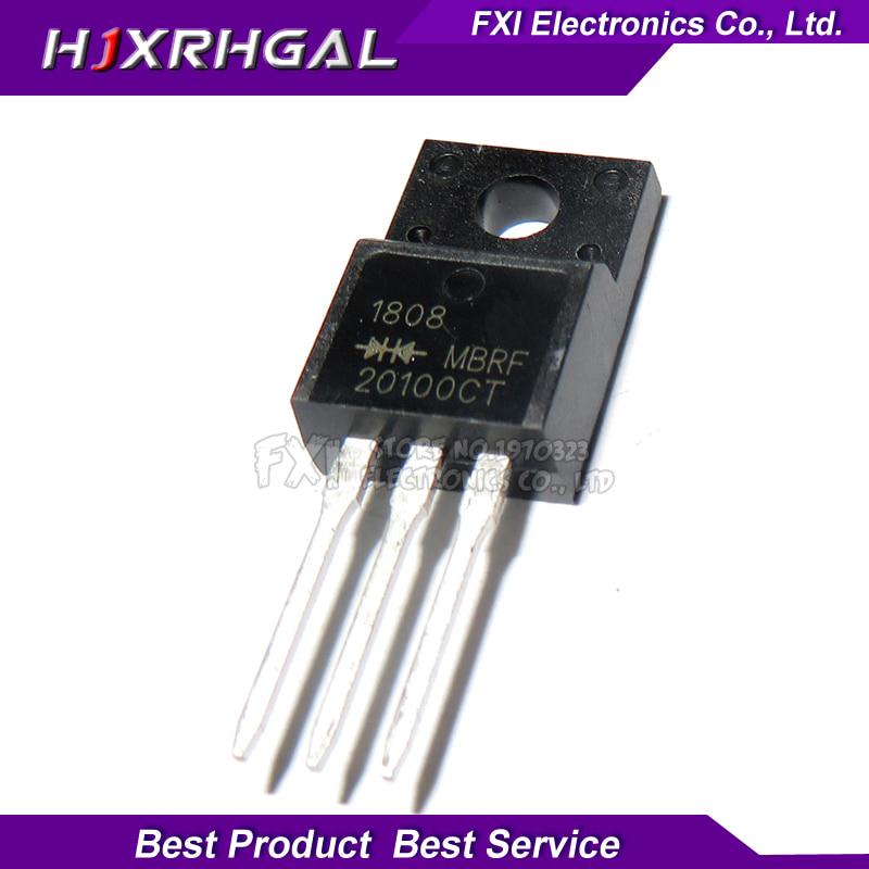 10PCS TO-220F MBRF20100CT SCHOTTKY DIODE MBR20100CT 20100CT