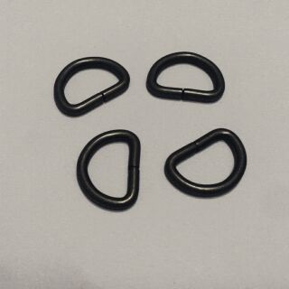 ห่วงตัวดีสีรมควันขนาด1.5cm แพค4ชิ้น     70151