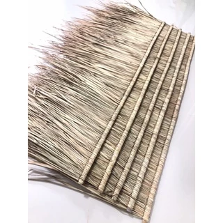 หญ้าคา มุงหลังคา หญ้าคาตับหญ้าคามุงหลังคาความยาว155 กว้าง40,-50cm มุงฟาร์มไก่ ฟาร์มเห็ด หรือรีสอร์ท แต่งคาเฟ่