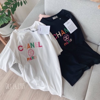 พร้อมส่ง‼️ เสื้อยืด Chanel ป้ายห้อย