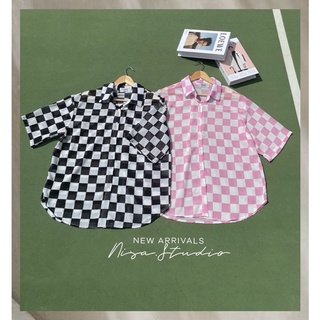 Checkered Shirt เสื้อเชิ้ตพิมลายตาราง