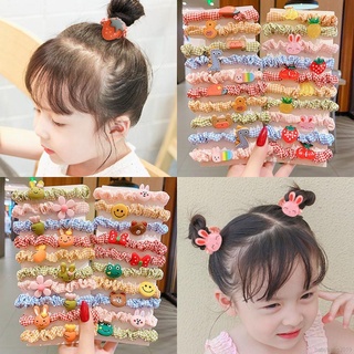 10 Pcs/Set Girls Hair Band Kids Head Rope Girl’s Hair Ring Hair Rope Hair Accessories Hairband