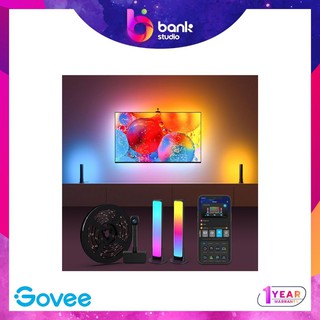 (ประกัน 1ปี) Govee DreamView T1 Pro สำหรับ 55-65นิ้ว Wi-Fi TV Backlight + Light Bars - ไฟเส้นเปลี่ยนสีตามทีวี