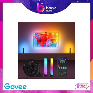 (ประกัน 1ปี) Govee DreamView T1 Pro สำหรับ 55-65นิ้ว Wi-Fi TV Backlight + Light Bars - ไฟเส้นเปลี่ยนสีตามทีวี