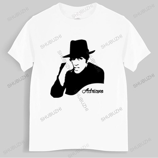 เสื้อยืดผ้าฝ้ายพรีเมี่ยม เสื้อยืด ผ้าฝ้าย พิมพ์ลาย Uomo Adriano Celentano แฟชั่นฤดูร้อน สําหรับผู้ชาย