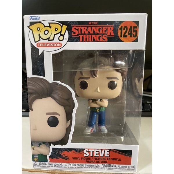 Funko pop Steve 1245 stranger things พร้อมส่ง🇺🇸 ของแท้ กล่องมีตำหนิ