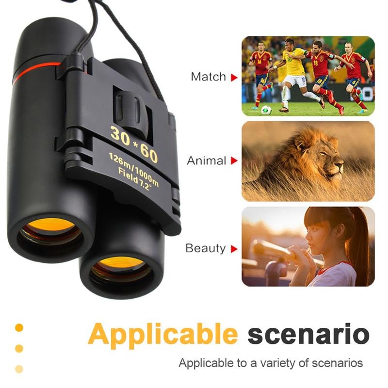 RAINBEAU กล้องส่องทางไกล กล้องดูนก แบบสองตา Sakura ฺBinoculars 30x60 เดินป่า ส่องสัตว์ ทั้งกลางวัน กลางคืน กำลังขยาย 30X รูปที่ 6