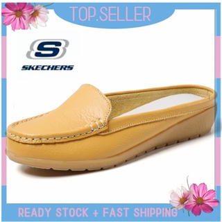 [พร้อมส่ง] *Skechers__go Walk Arch Fit รองเท้าแตะโลฟเฟอร์ ส้นแบน แบบสวม สําหรับผู้หญิง ผู้ชาย