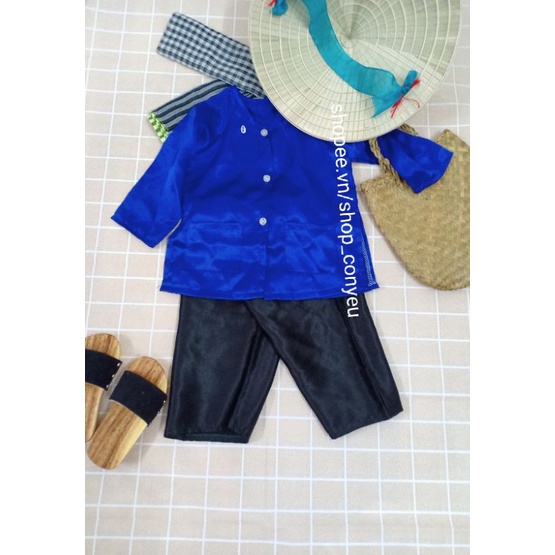 Ba ba กางเกงสีน้ําเงินและสีดําสําหรับเด็กทารก 7_45กก