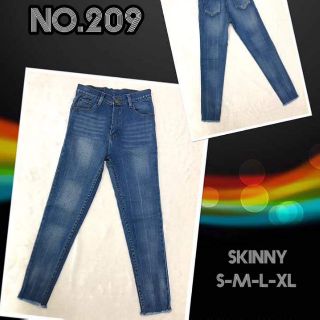 ****NEW****(NO.209)
กางเกงยีนส์ยืดผู้หญิงผ้าเนื้อดี เอวสูง skinny