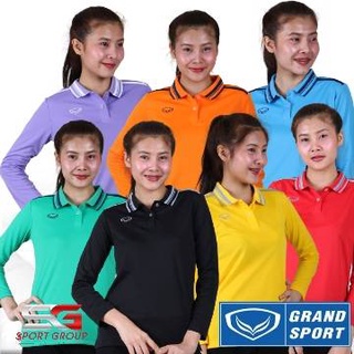 เสื้อโปโลแขนยาวหญิงแกรนด์สปอร์ต รหัส 12-790 Grand Sport PoLo