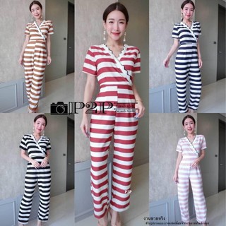 Stripe Jumpsuit