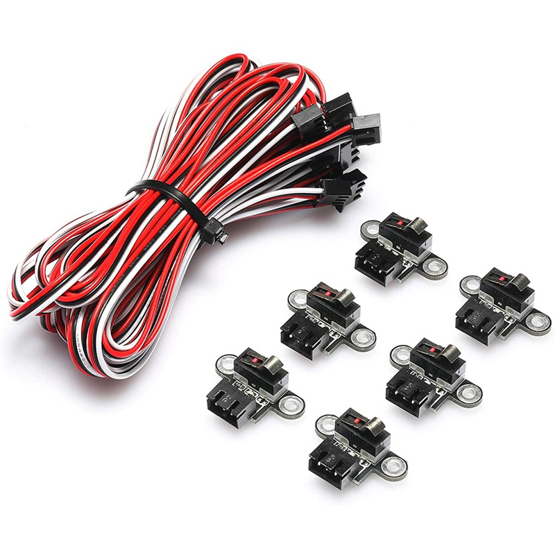 6PCS Mini Limit Switches with 1M 3 Pin Cable for 3018-PROVer/3018-MX3/3018-PROVer Mach3 #7