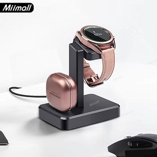 Miimall Galaxy Watch 3 Active 2 แท่นชาร์จไร้สาย พร้อม Type-C สําหรับ Active Active 2 Galaxy Buds Live Pro