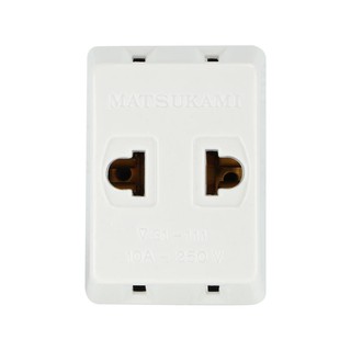 ปลั๊กลอย HATASHI V31-111SURFACE WALL PLUG HATASHI V31-111