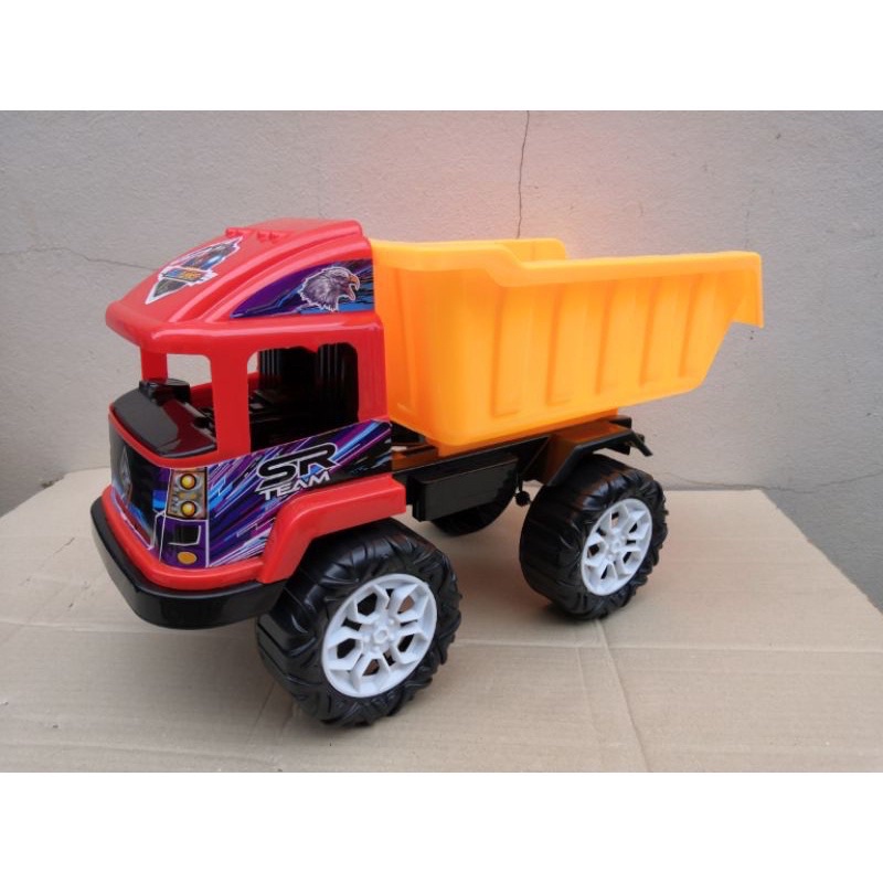 TT.Toys พร้อมส่ง❗️ รถดั้ม​ พร้อมพลั่ว​ ของ​เด็กเล่น​ มีลาน​ ขนาดใหญ่​ ยาว​ 51 cm