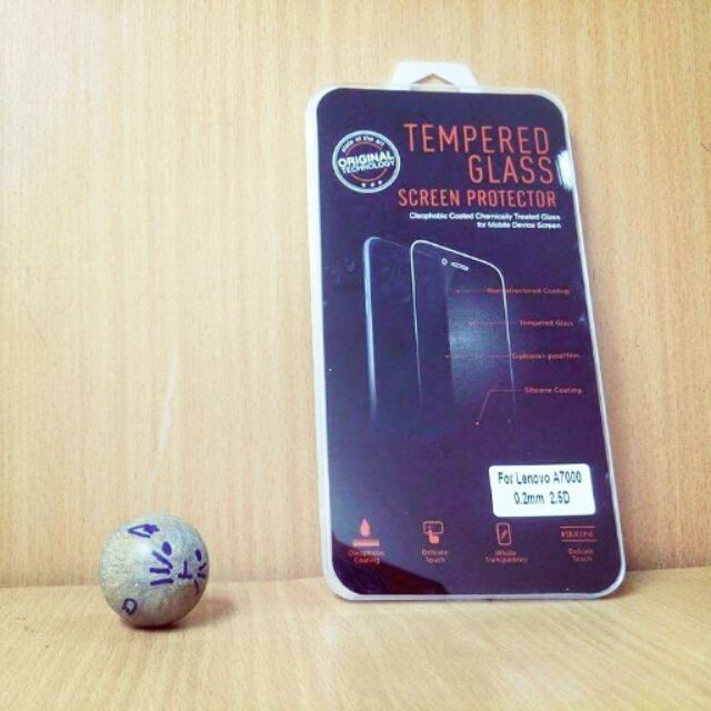 กระจกนิรภัย tampered glass 2.5D 9H 0.26mm for A7000 A7000+