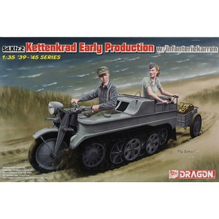 โมเดลประกอบ Dragon Model 1/35 DRA6341 SD.KFZ.2 KETTENKRAD EARLY PRODUCTION