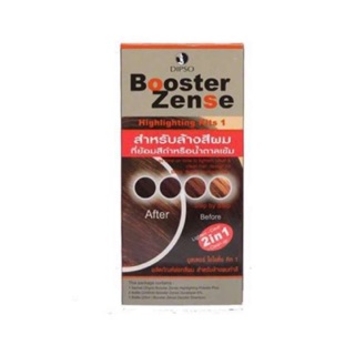 Dipso Booster Zense Highlighting Kits 1 ดิ๊พโซ่ บูสเตอร์เซนส์ ไฮไลท์ติ้ง คิดท์ สำหรับล้างสีผมย้อมดำหรือน้ำตาลเข้ม