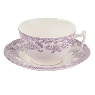 Spode Delamere Bouquet Teacup &amp; Saucer