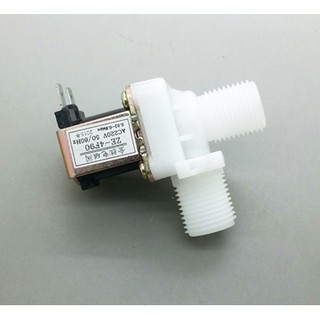 โซลินอยด์วาล์วน้ำ โซลินอยด์ไฟฟ้าปิดเปิดน้ำ AC 220V Electric Solenoid Valve Magnetic N/C Water Air Inlet Flow Switch 1/2"