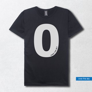 over the sky T-shirt กราฟฟิค เสื้อยืดคอกลม - ตัวเลขศูนย์ Zero