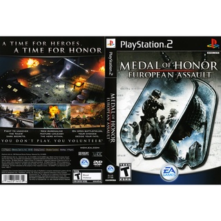 แผ่นเกมส์ PS2 Medal of Honor European Assault   คุณภาพ ส่งไว (DVD)