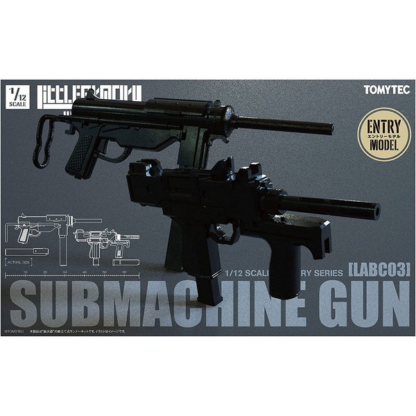 Tomytec 1/12 Little Armory LABC03 Submachine Gun 4543736320982 (Plastic Model)