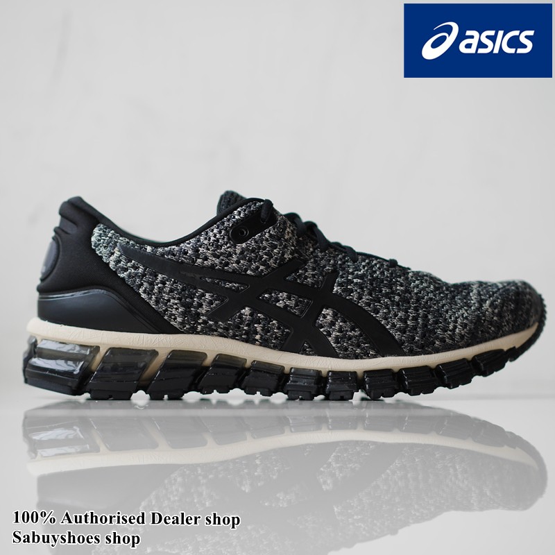 SALE 60% Asics รุ่น GEL-QUANTUM 360 KNIT 2 สี FEATHER GREY/BLACK รหัส T840N-024 ของเเท้ 100%