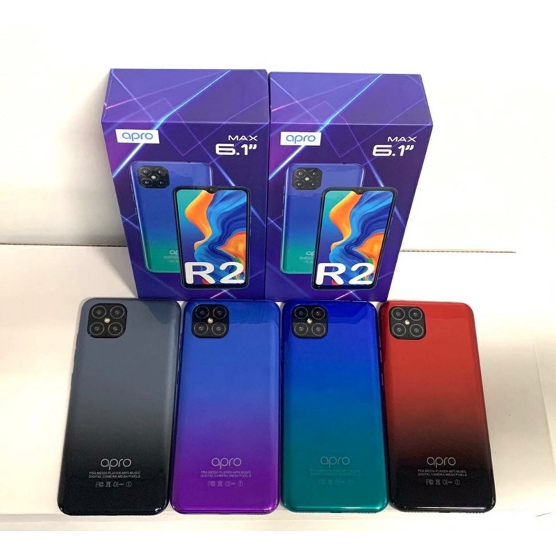 Apro R2 maxโทรศัพท์มือถือ สมาร์ทโฟนราคาถูก Ram2+Rom32 ส่งฟรี มีเก็บปลายทาง