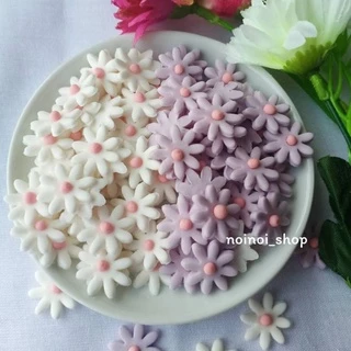 น้ำตาลแต่งหน้าเค้ก ดอกเดซี่ มีหลายสี น่ารักมาก ตกแต่งหน้าเค้ก กินได้