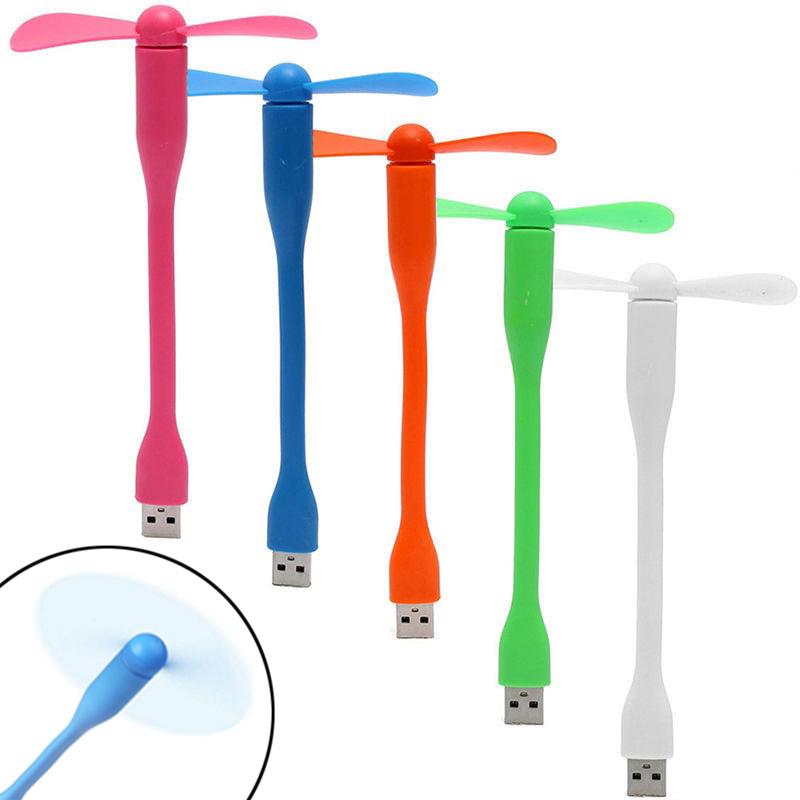 USB Fan Flexible portable USB Mini Fan For All USB Output Power Bank &amp; Computer