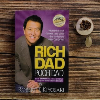 【หนังสือภาษาอังกฤษ】Rich Dad Poor Dad English Version Brandnew Paperback book