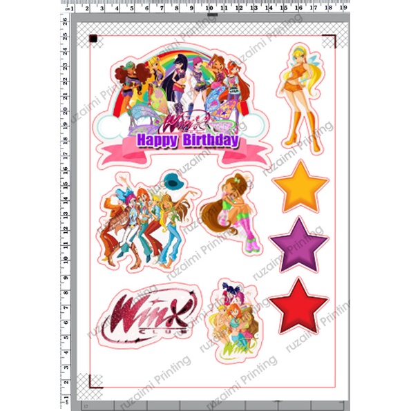 Winx Club Cake Topper 001