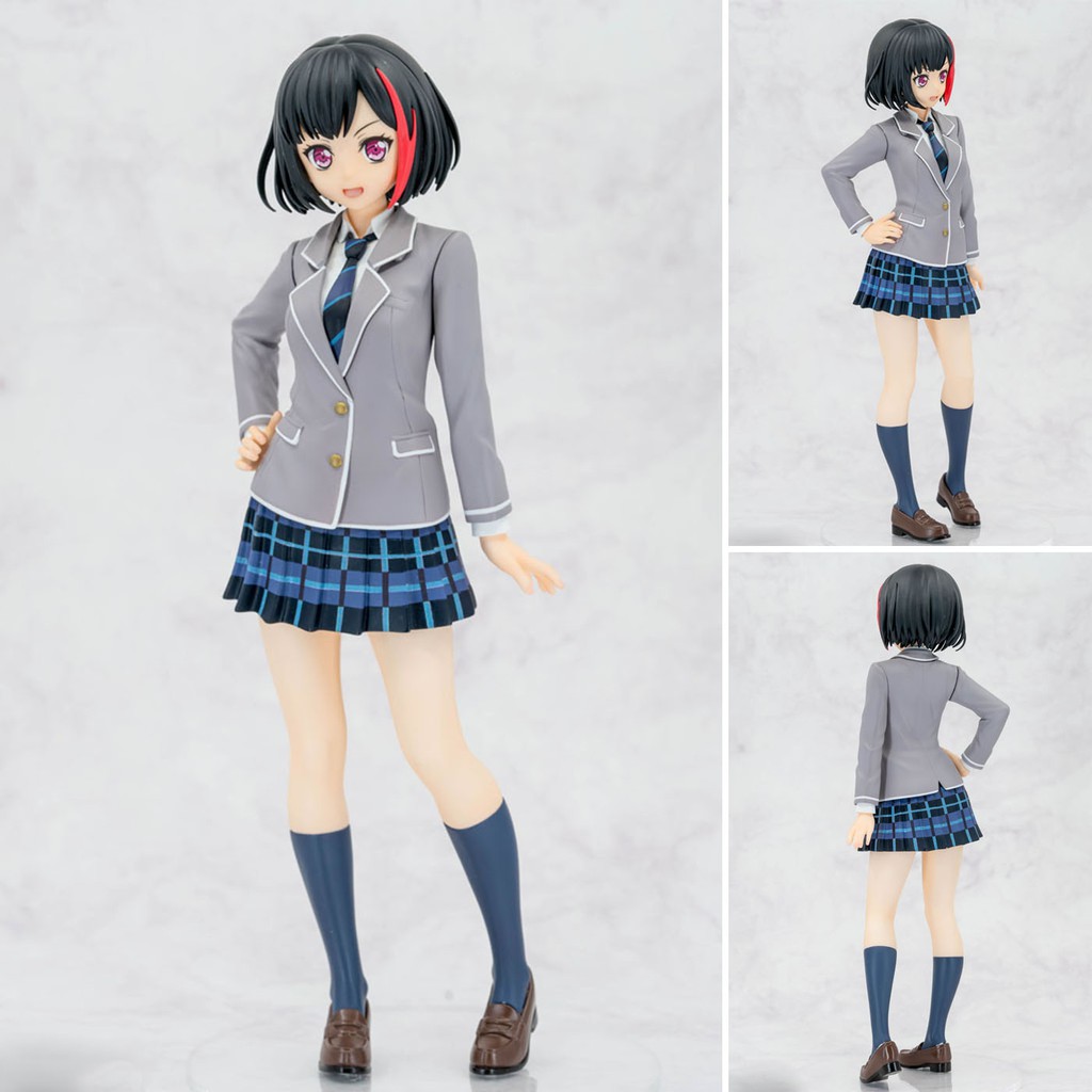 Model Figure งานแท้ Sega จาก Bang Dream Girls Band Party Ran Mitake แรน มิทาเกะ Premium School Days 