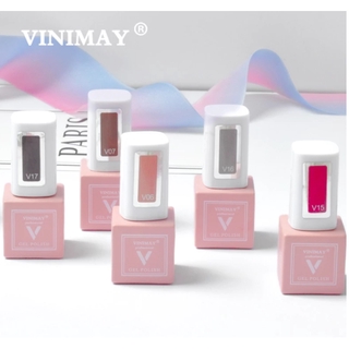 สีทาเล็บ เจลทาเล็บ vinimay ของแท้ 100% สีเจลมินิ ขนาด 8ml เซ็ต C**